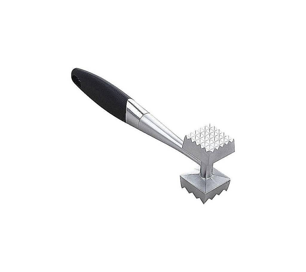 Meat Tenderizer Mallet Hammer - Black and Silver