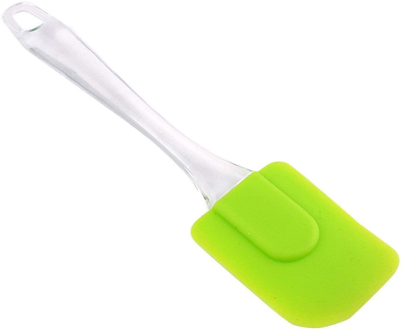 Hetvi trend™ Silicone Spatula and Pastry Brush Set Special for Cake Mixer, Cooking, Baking, Glazing - Set of 1 (Multicolor)