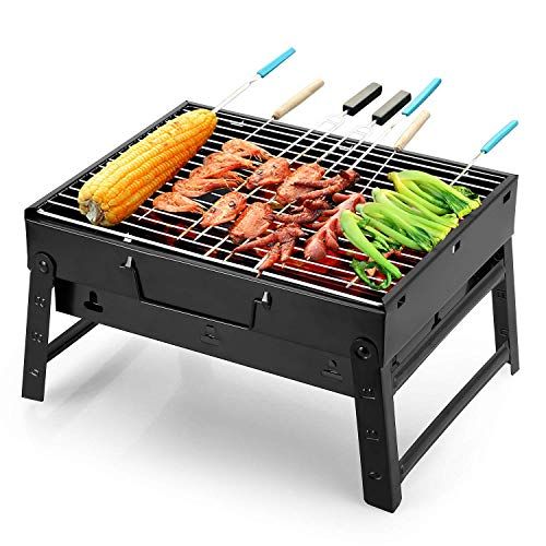 Portable Barbecue Machine BBQ - Black