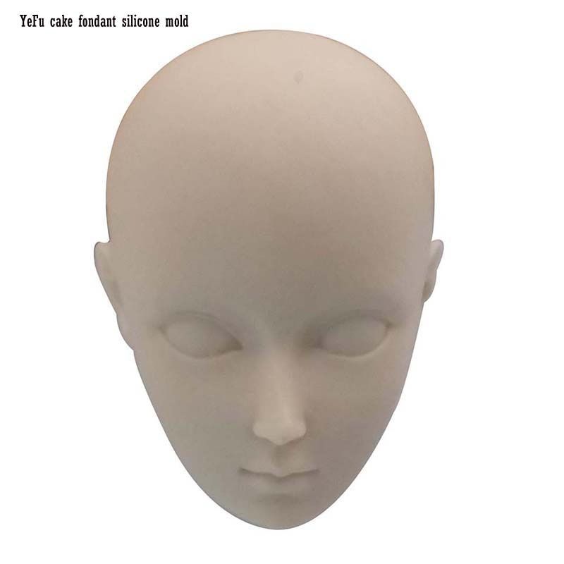 3D men head Chocolate Mould baby Face Silicone Mold Cake Decorating Fondant Kitchen Baking DIY Cartoon Figre/Cake Tools T0921