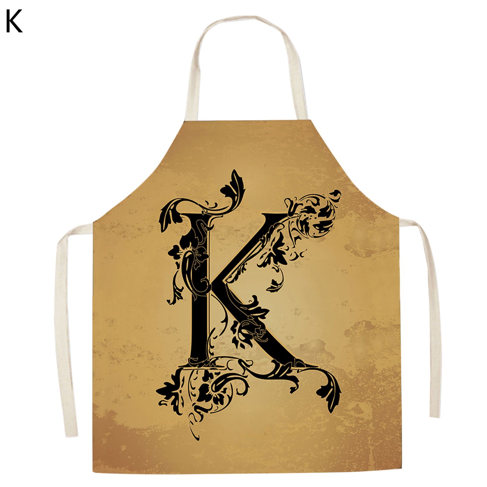 Bib Apron Large Coverage Alphabet Pted Long Cf Kitcn Bib