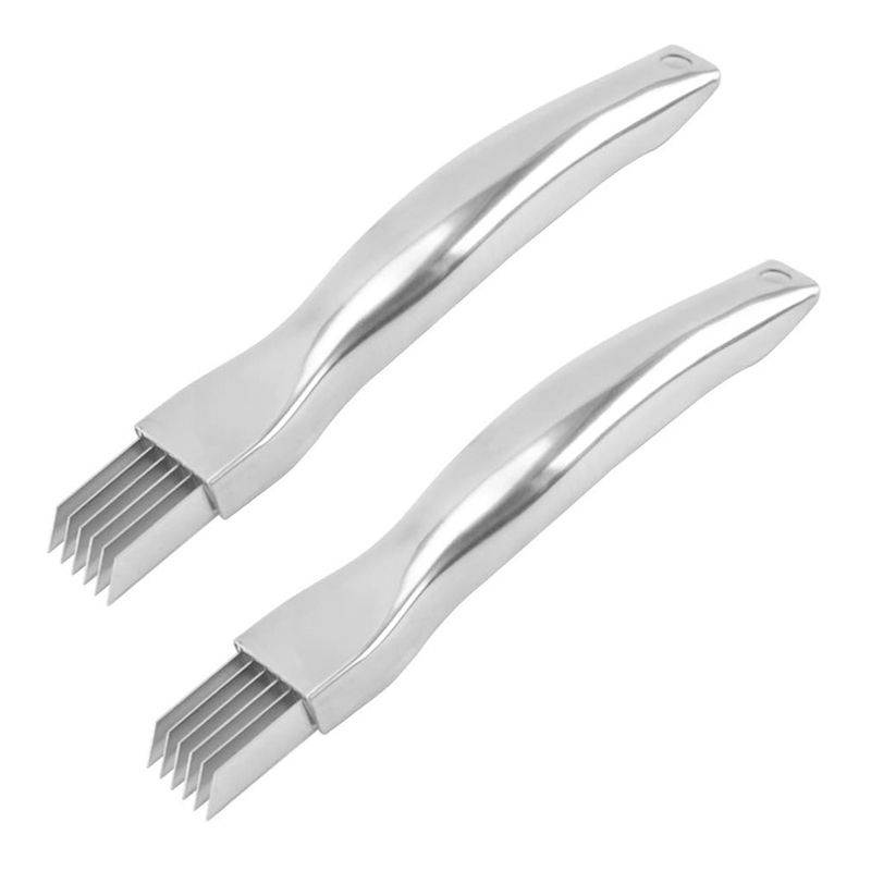 Stainless Steel Chopped Green Onion Knife, Vegetable Chopper Onion Garlic Cutter Cutlery Shred Knife, Cutter Shred Knife
