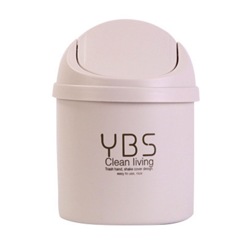 Creative Desktop Mini Trash Can Covered Kitchen Living Room Desk Trash Box