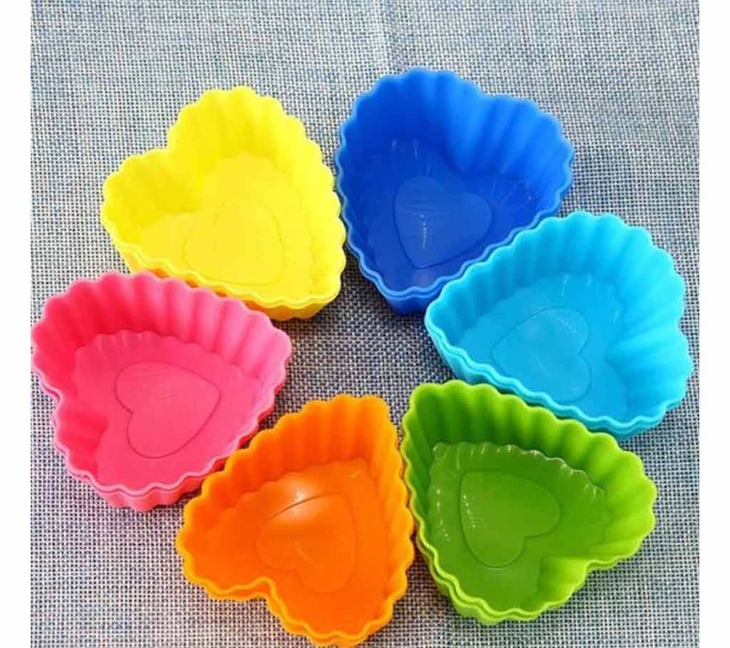 HEART SHAPE SILICON CAKE MOULD
