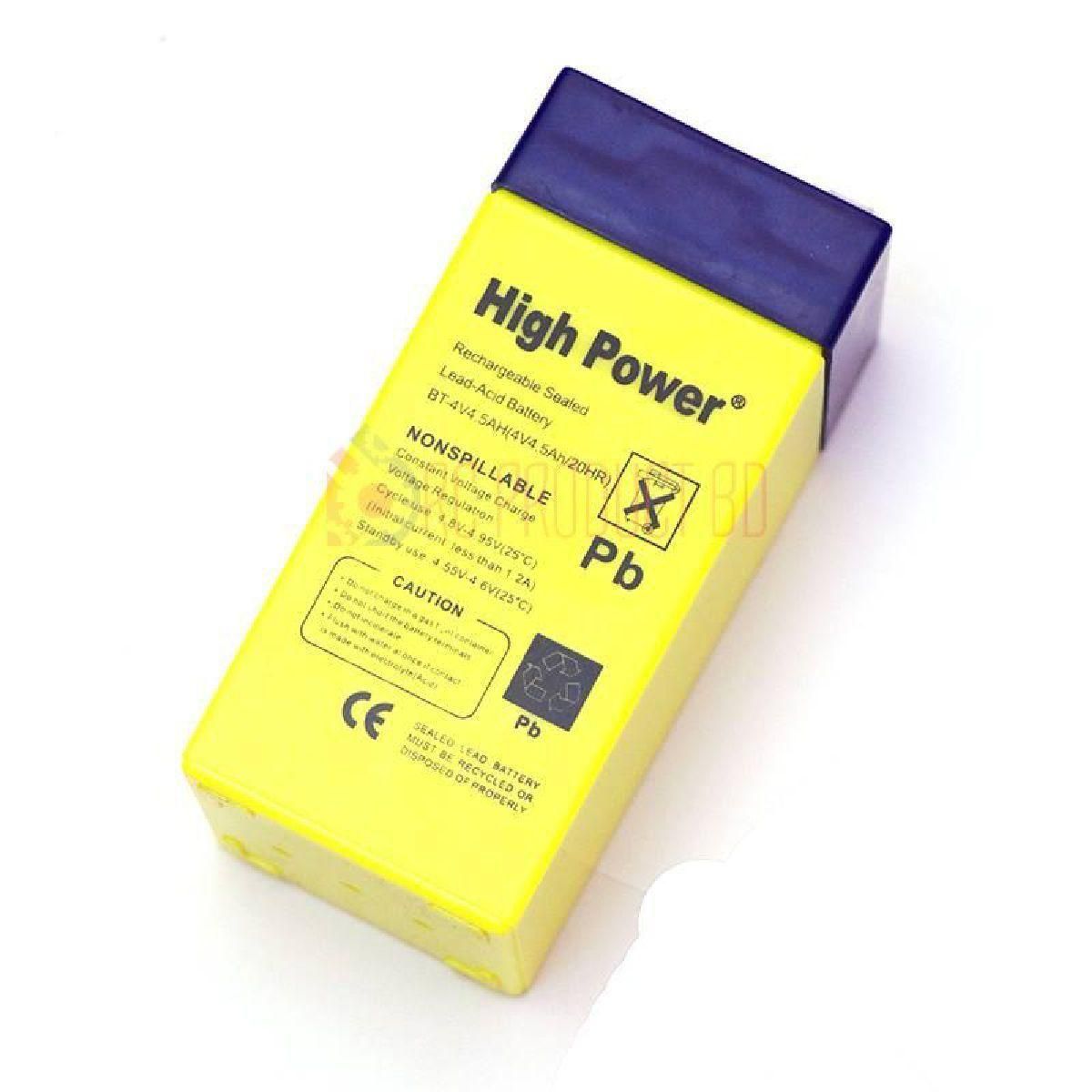 High power 4v 4Ah rechargeable battery for Digital weight scale and others