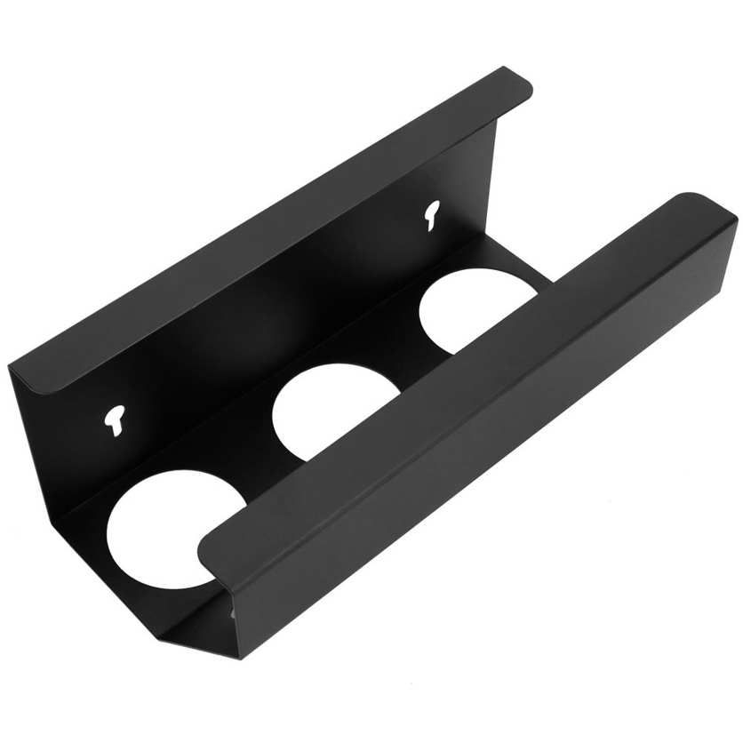 Soda Bottle Draining Holder Drainer Tabletop 3 Holes Bottles Rack with Pad for Kitchen Dining Room