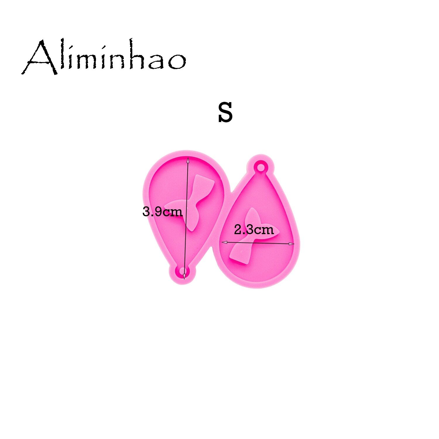 DY0350 Shiny L/M/S Mermaid Tail earrings Handmade mold DIY Unicorn epoxy mould Silicone Molds girl trinket fashion jewelry