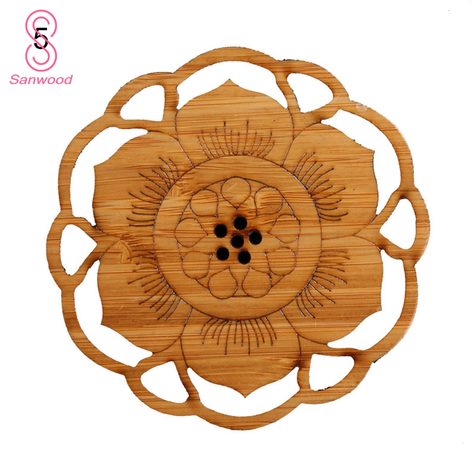 Mug Pad Ultra-thick Tea Coffee Mug Round Lotus Protective Mat