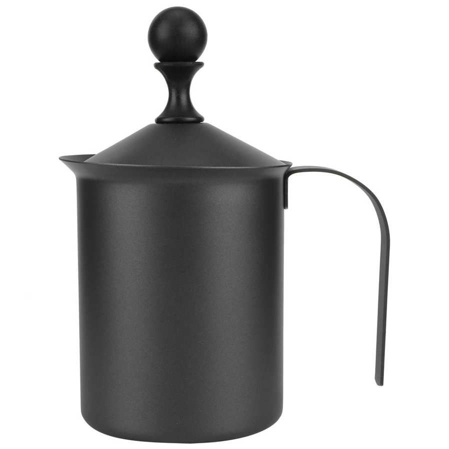 Milk Frother Frothing Pitchers Ergonomic Design Manual Double Mesh Japanese Style for Home Cafe