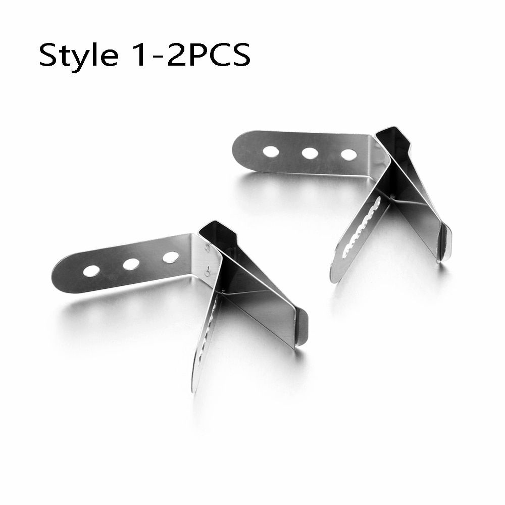 2Pcs Stainless Steel Coffee Cup Clip Barbeque Thermometer Probe Clip Holder Preventing Scald Practical Kitchen