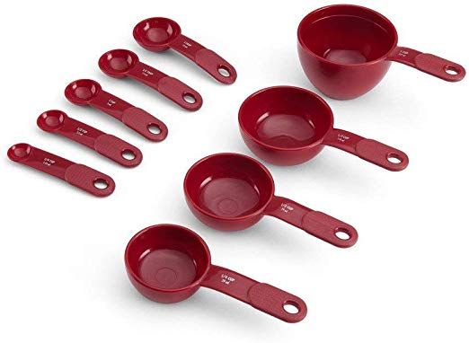 Measurement Cup Set - Red (8 Pcs)