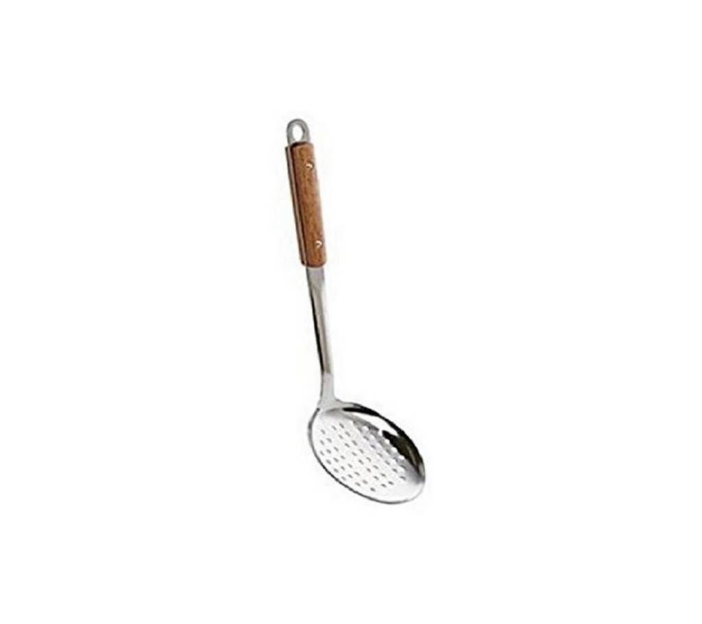 Wooden handle Oil Strainer 