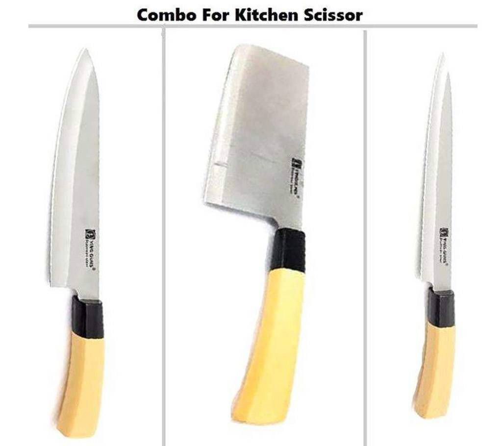 2pcs kitchen knife & Meat Cutting Knife Combo 
