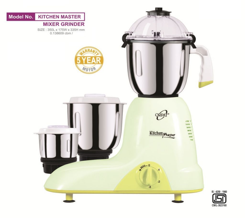 Orpat Kitchen Master 650-Watt Mixer Grinder