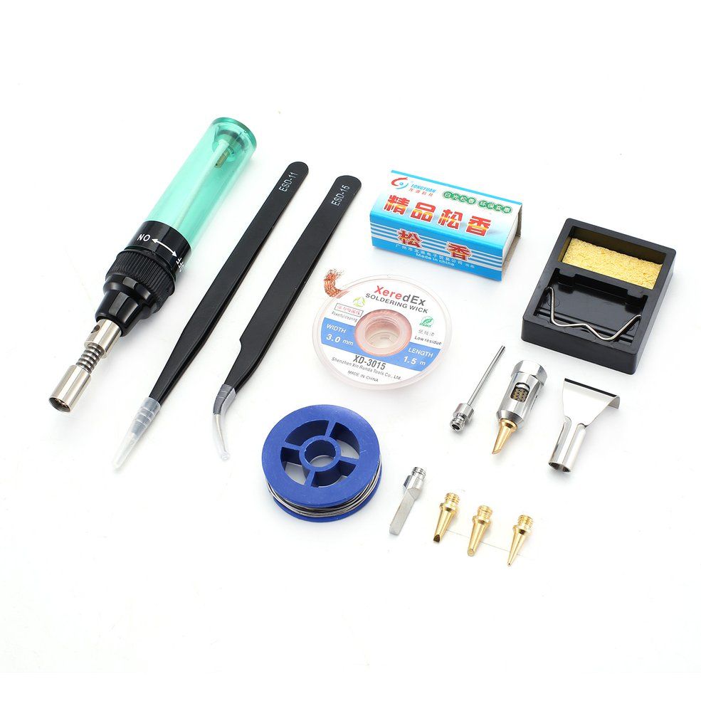 Mini Gas Soldering Iron Set Portable Heating Tool  Soldering Iron Tool
