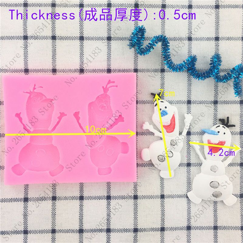 3D Clown Cartoon Silicone Mold Resin Clay Candle Moulds Chocolate Cake Candy Mold Fondant Decorating