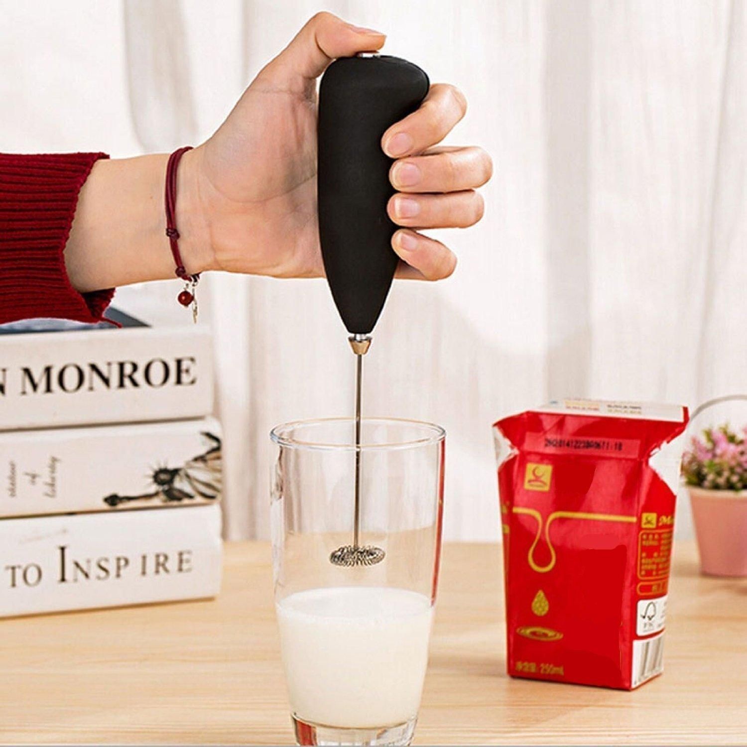 Hand Mixer Lassi and Coffee Foam Maker - Purple