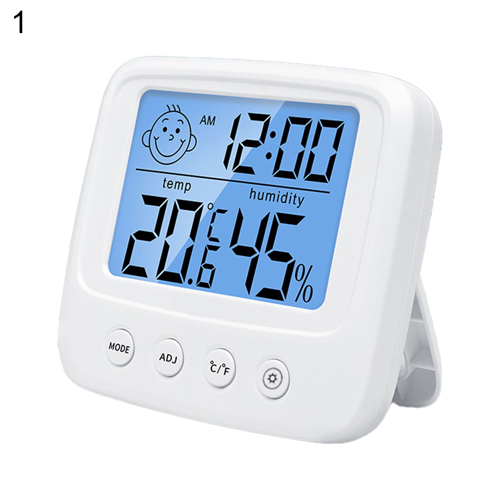 Tature Humidity Monitor Powered Smile Fe Intelligent Hygrometer Thermometer