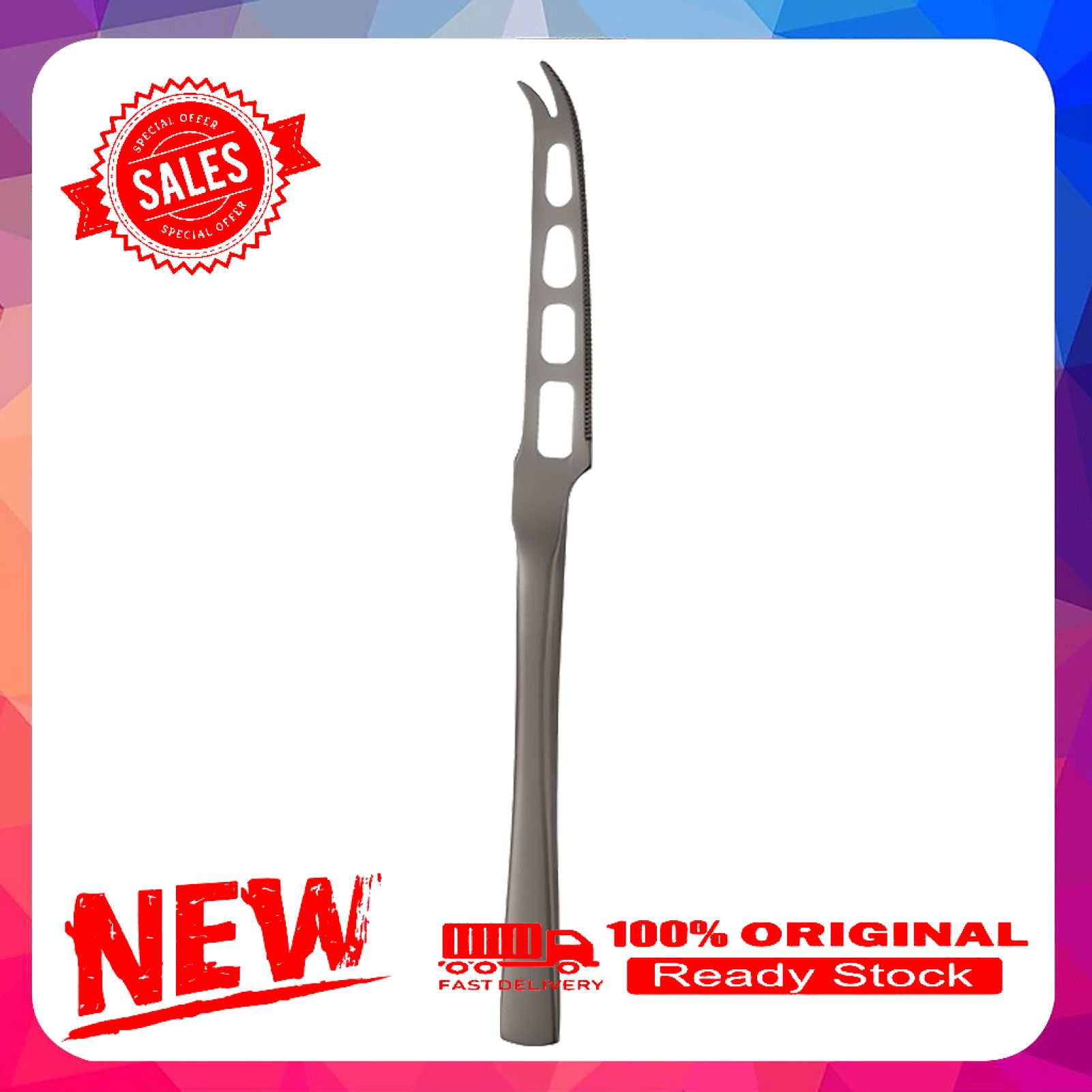 Sharp Cheese Knife Convenient Multi-functional Serrated Blade Butter Knife for Bread