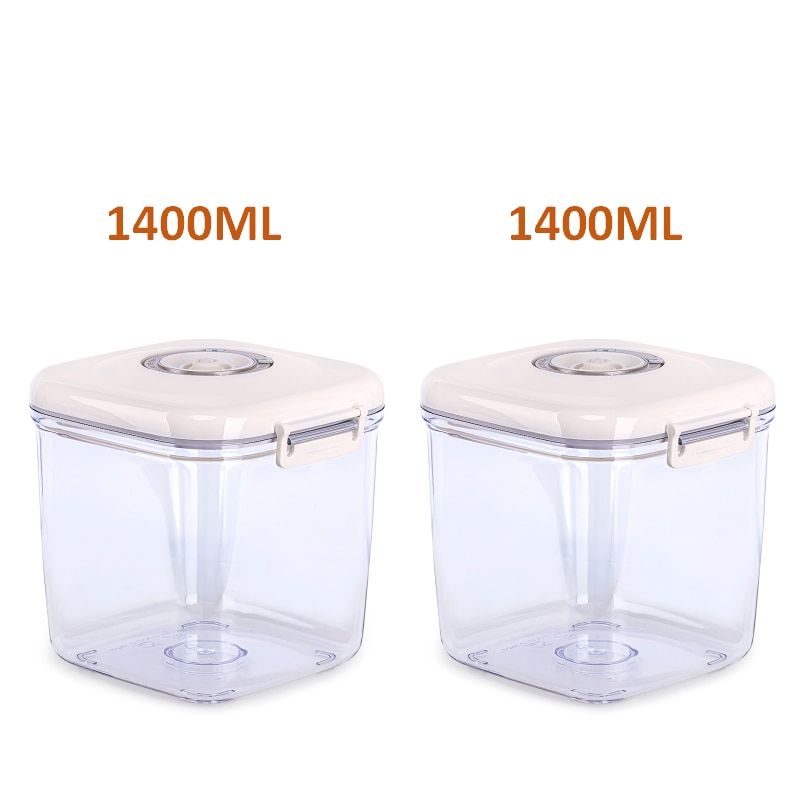 Circle Rectangle Square Kitchen Storage Vacuum Container Different Capacity Vacuum Sealer Box Fit for Vacuum sealer