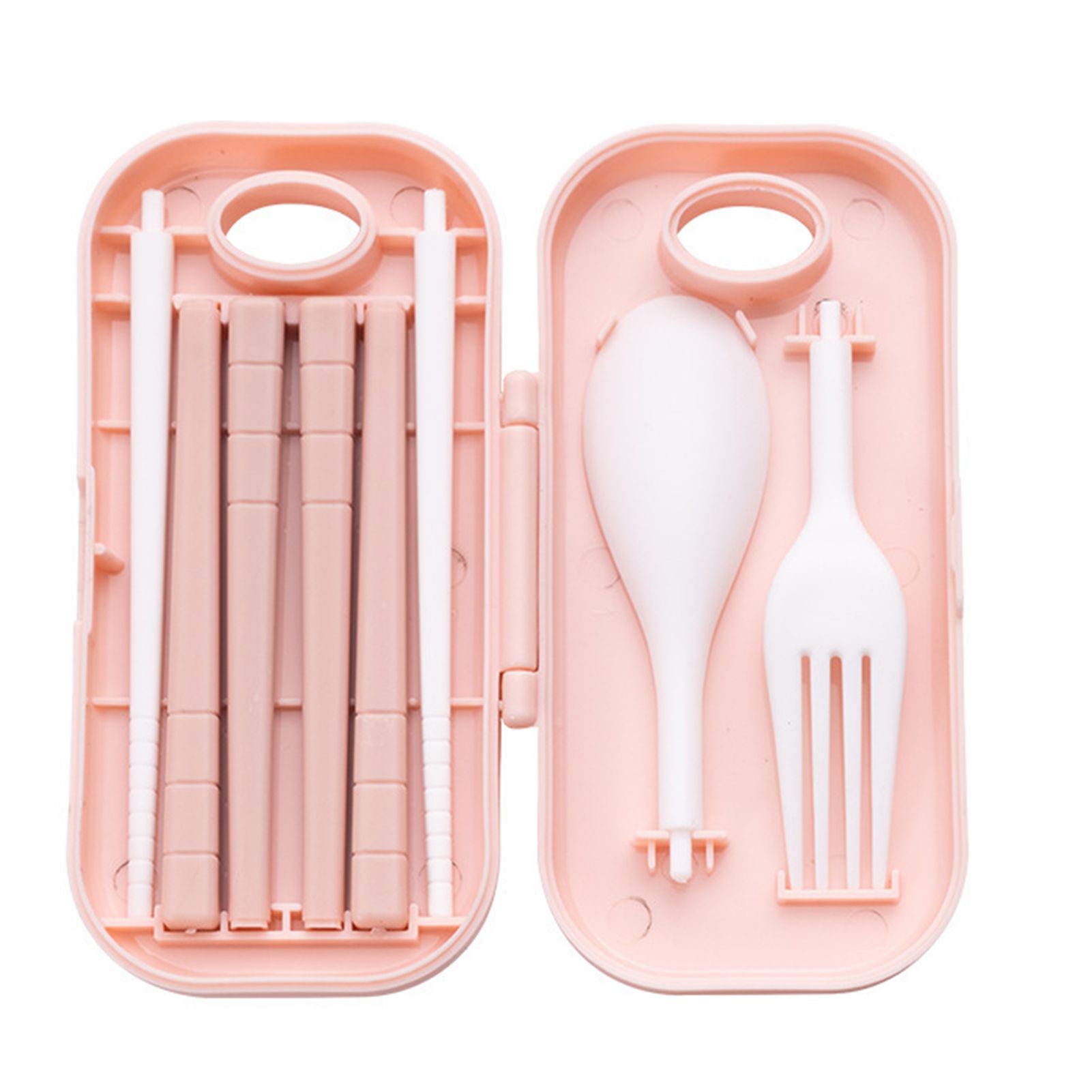 Cutlery Set Creative Reusable PP Portable Students Cutlery Set for Outdoor