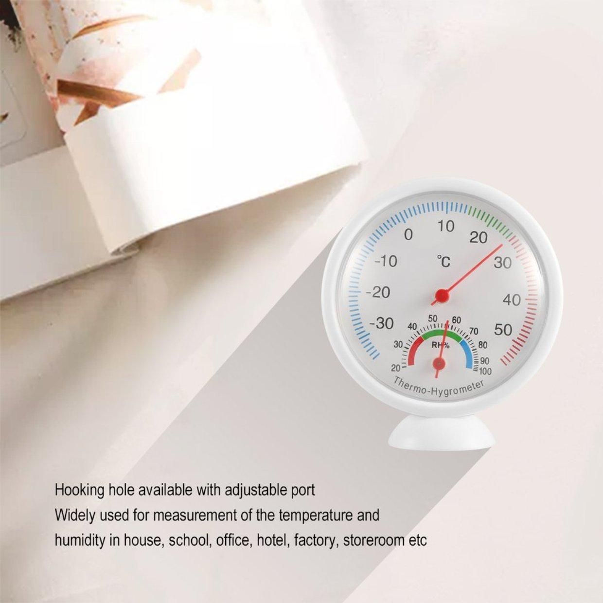 LALA WS-A1 Indoor Outdoor Thermometer Hygrometer Portable Plastic Thermohygrometer