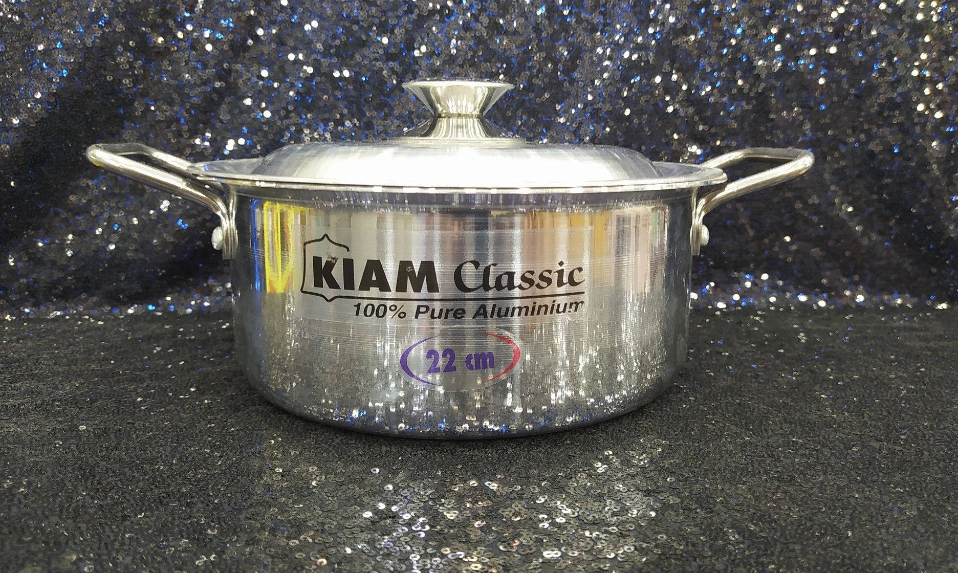 Classic Aluminium Stock Pot Dishwasher Safe Stockpot With Lid / Cookware