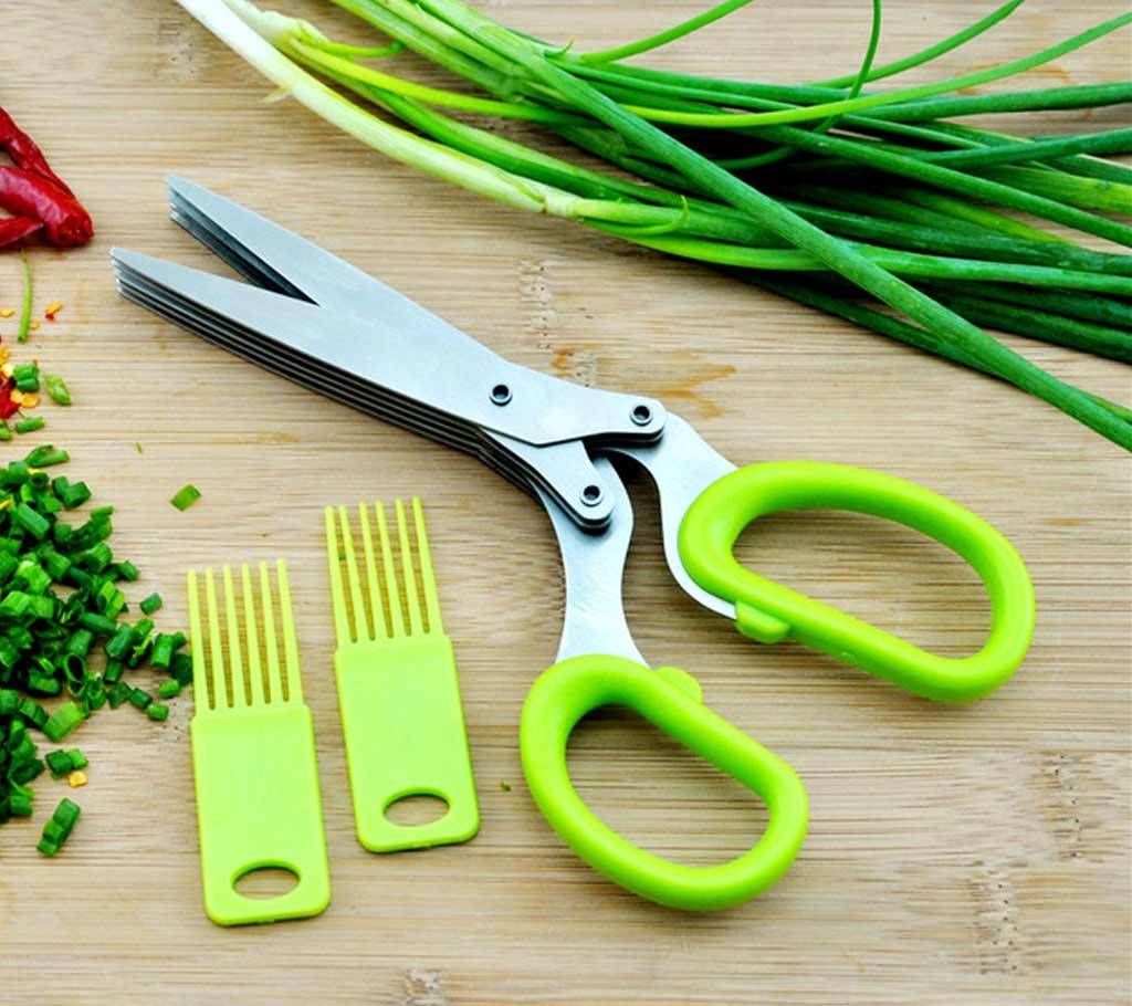 5 layers blade kitchen vegetable cutter