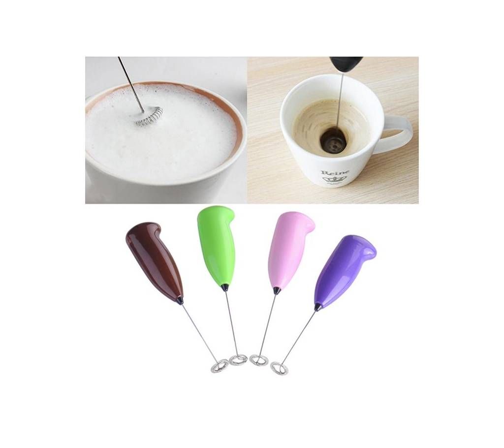 Mixer and Mini Frother - White - 1 pcs