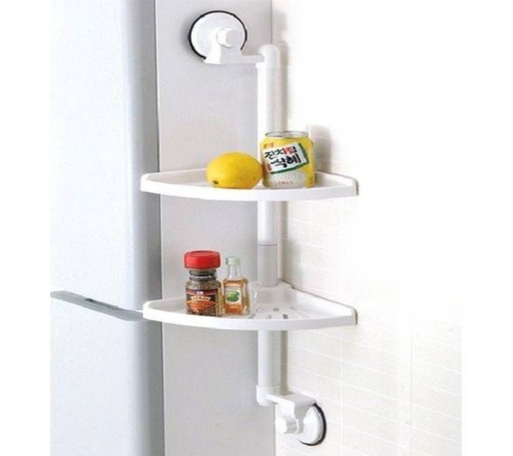 Double Suction Cup Corner Rack With Magic Suction Cup