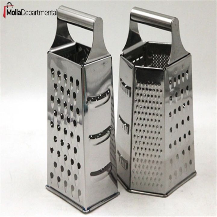 stainless steel box tapered grated 4 sided fruit grater