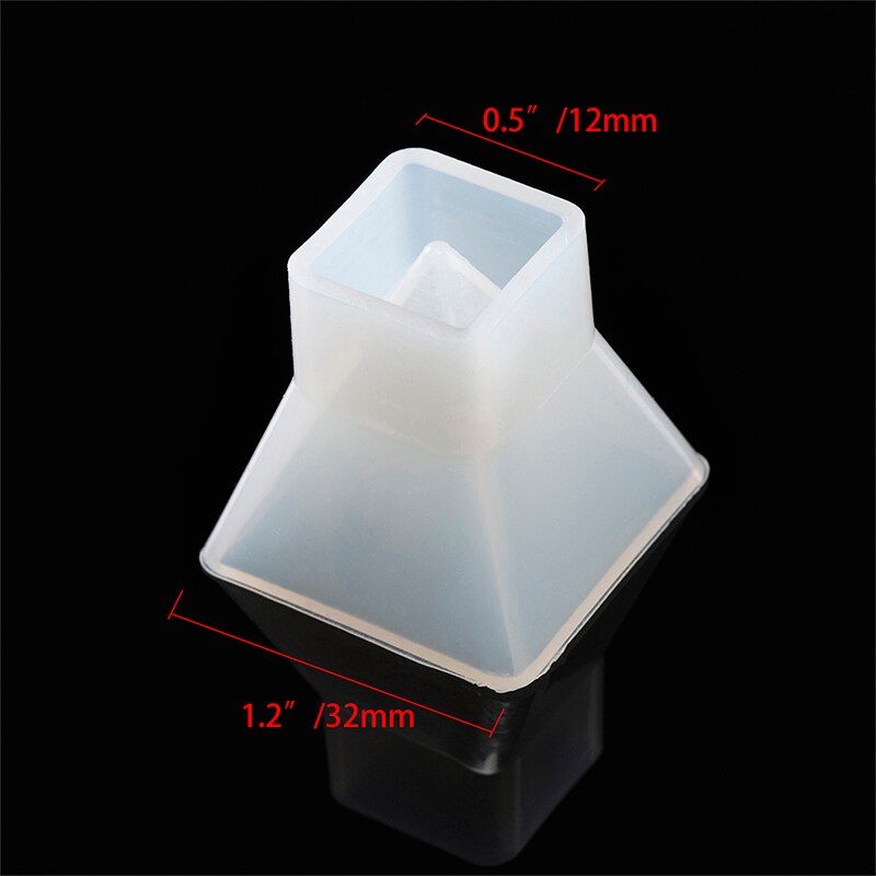 WHISM Pyramid Shape Silicone Mold Cake Decorating Molds DIY Jewelry Pendant Making Mold Ornament Craft Moulds Epoxy Resin Molds