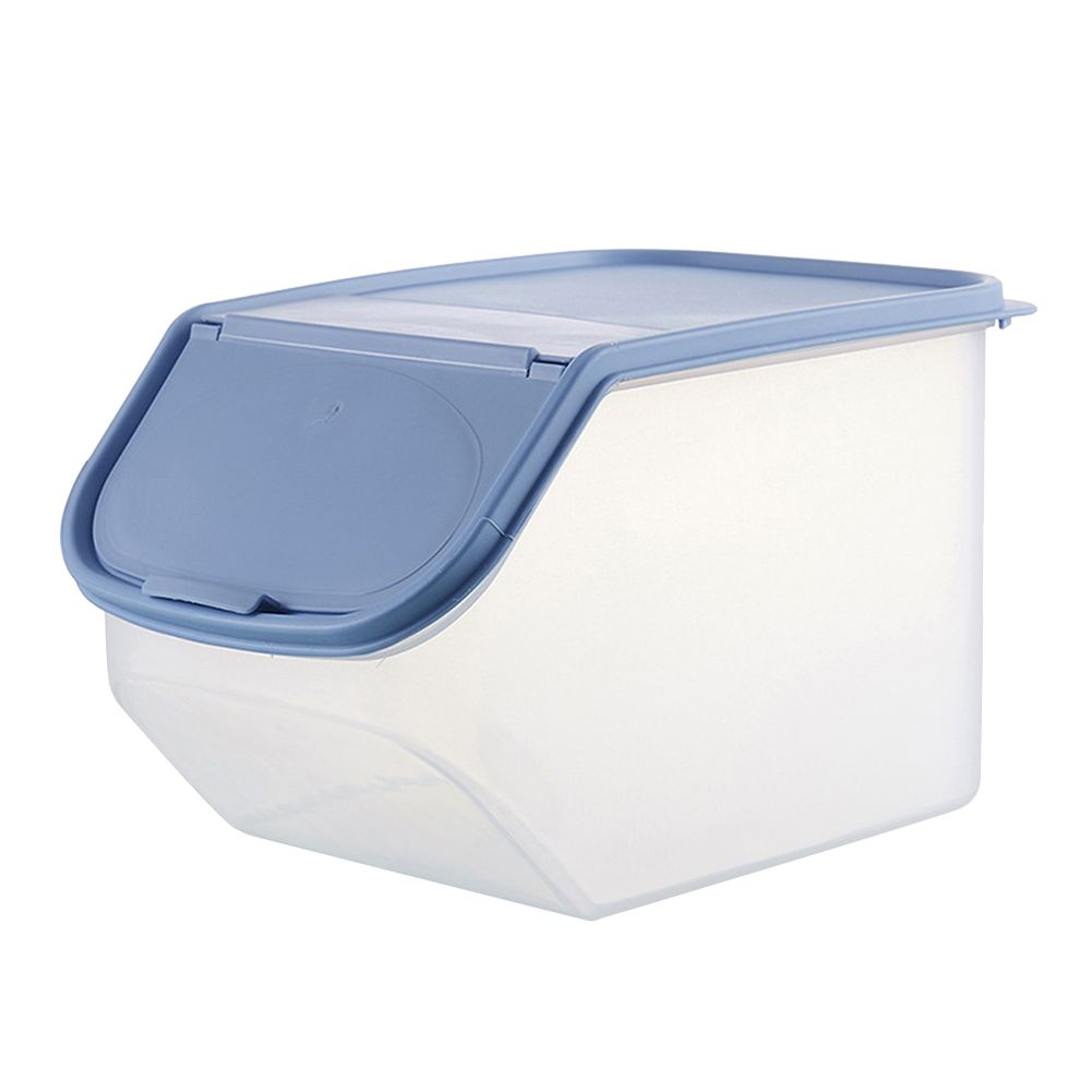 Clear Kitchen Rice Storage Box Grain Cereal Dispenser Food Organizer Container