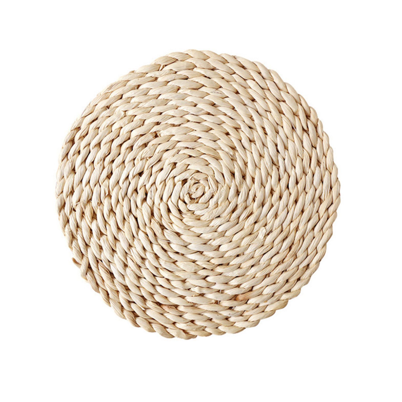 Corn Bran Woven Dining Table Mat Heat Insulation Pot Holder Coasters Placemat