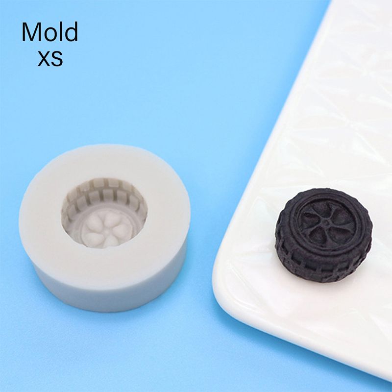 DIY Wheel Silicone Molds Fondant Cakes Decorating Tools Silicone Molds For Cakes