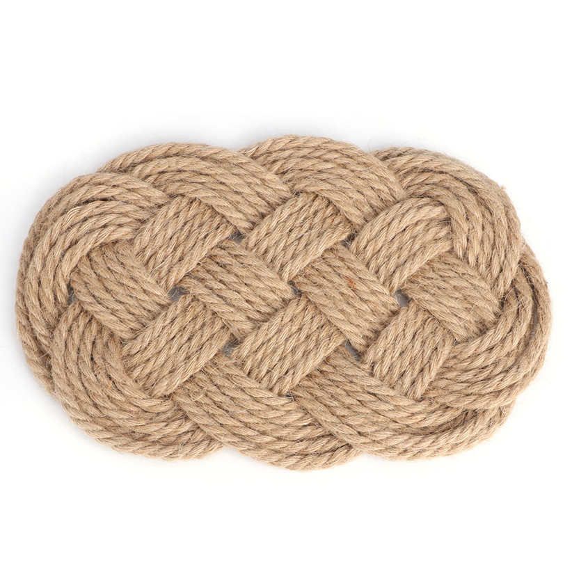 Cotton and Linen Woven Coasters Heat Insulated Placemats for Dining Tables Wedding Party