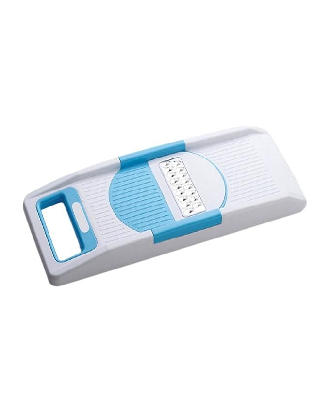 6 In 1 Multi Purpose Vegetable Fruit Slicer Maker and Vegetable Slicer - White and Blue