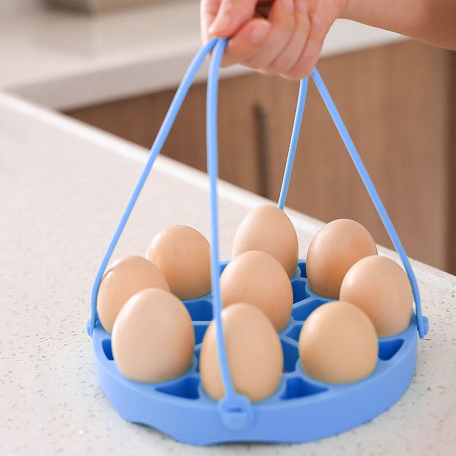 Egg Steamer Compatible Space Saving 9 Holes Egg Steamer Rack