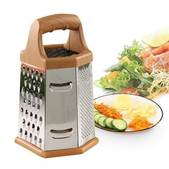 6 Sides Vegetable Grater Stainless Steel Multi function 6 Sided Box Grater