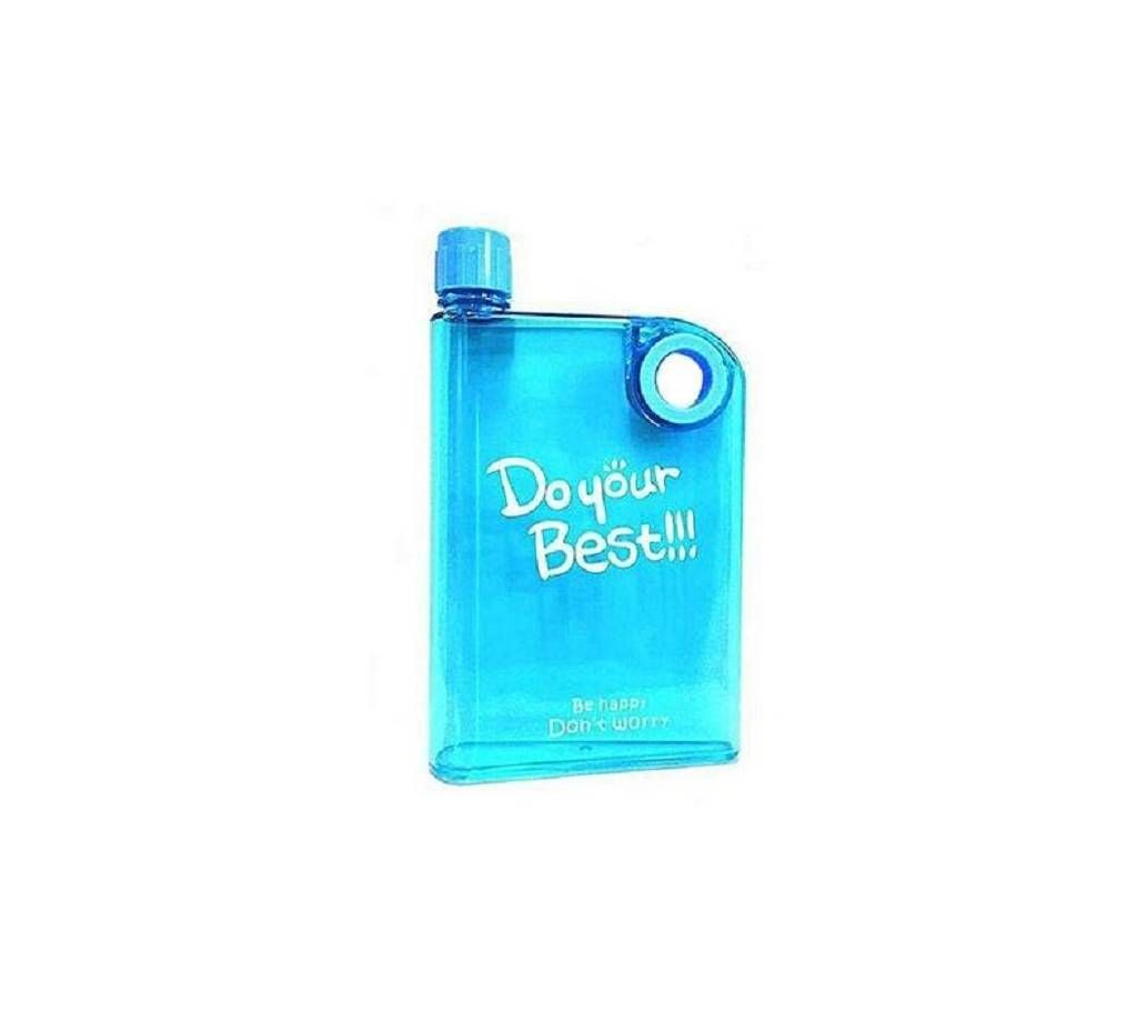 Notebook Water Bottle 380ml - Blue