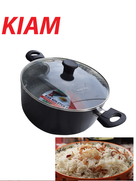 Kiam 26cm Food Grade Marvel Coated Non Stick Cassorel.