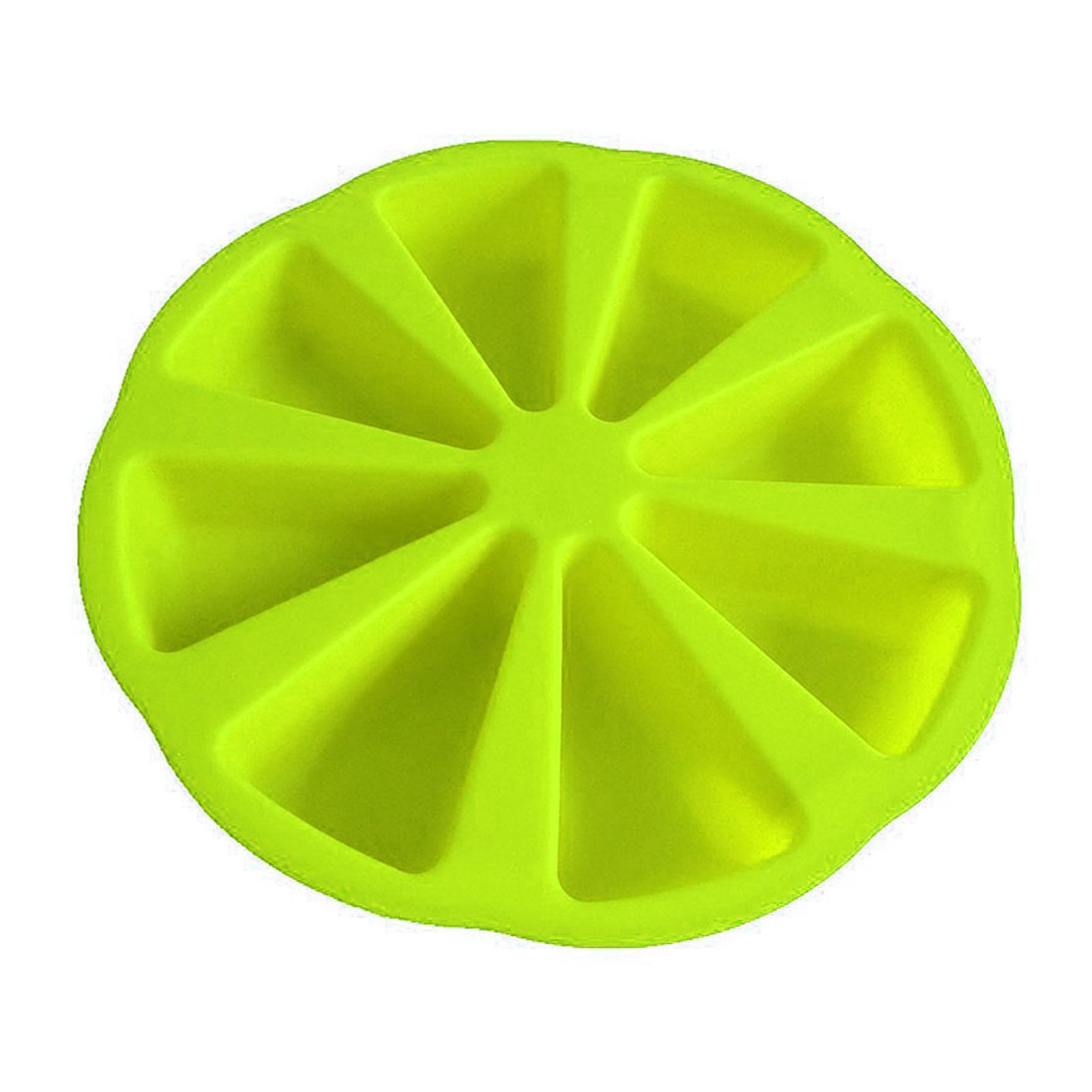 8 Fan-Shaped Cavity Silicone Cake Pizza Slices DIY Baking Mould Kitchen Tool