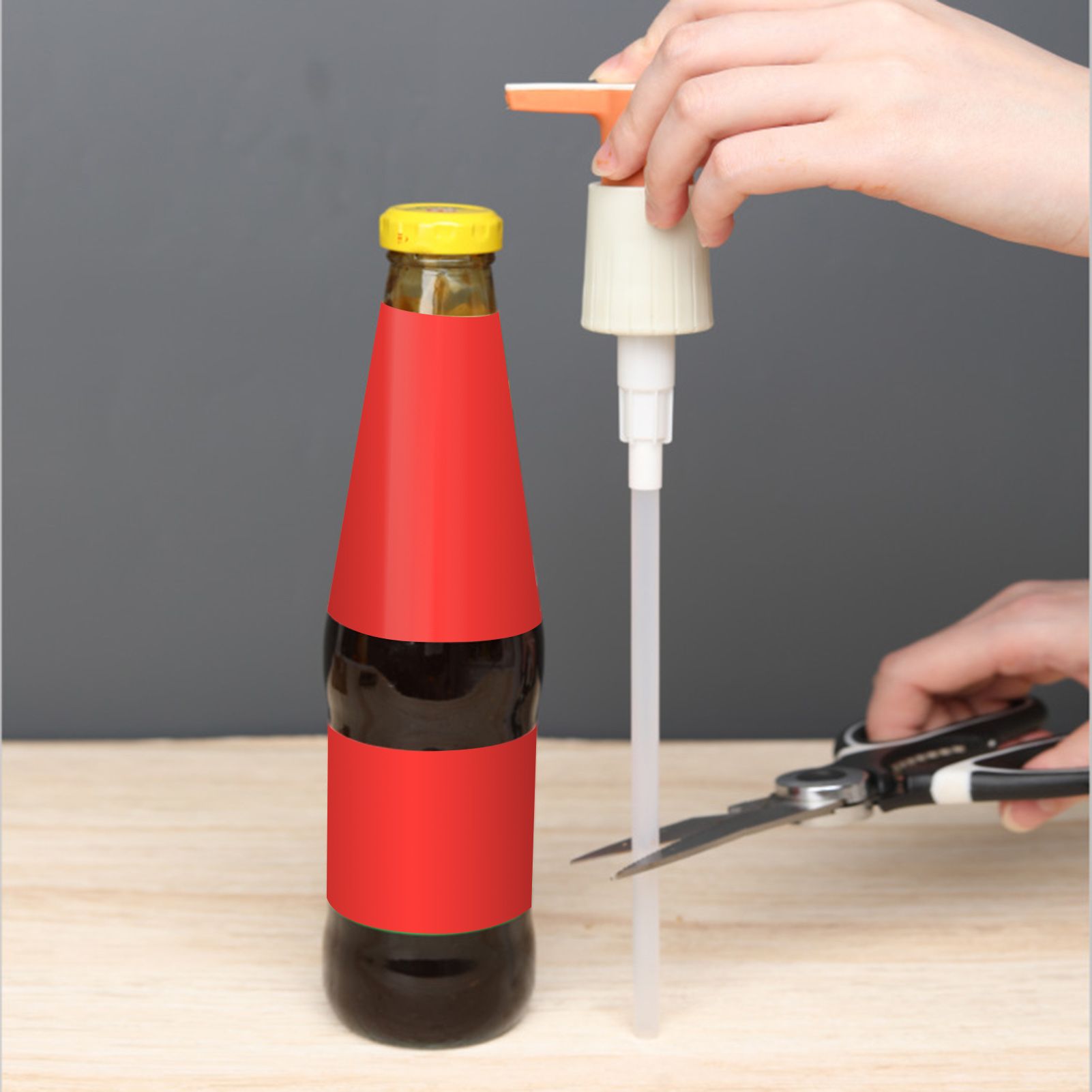 Bottle Head Tightly Seal Separable Sauce Bottle Pump Head