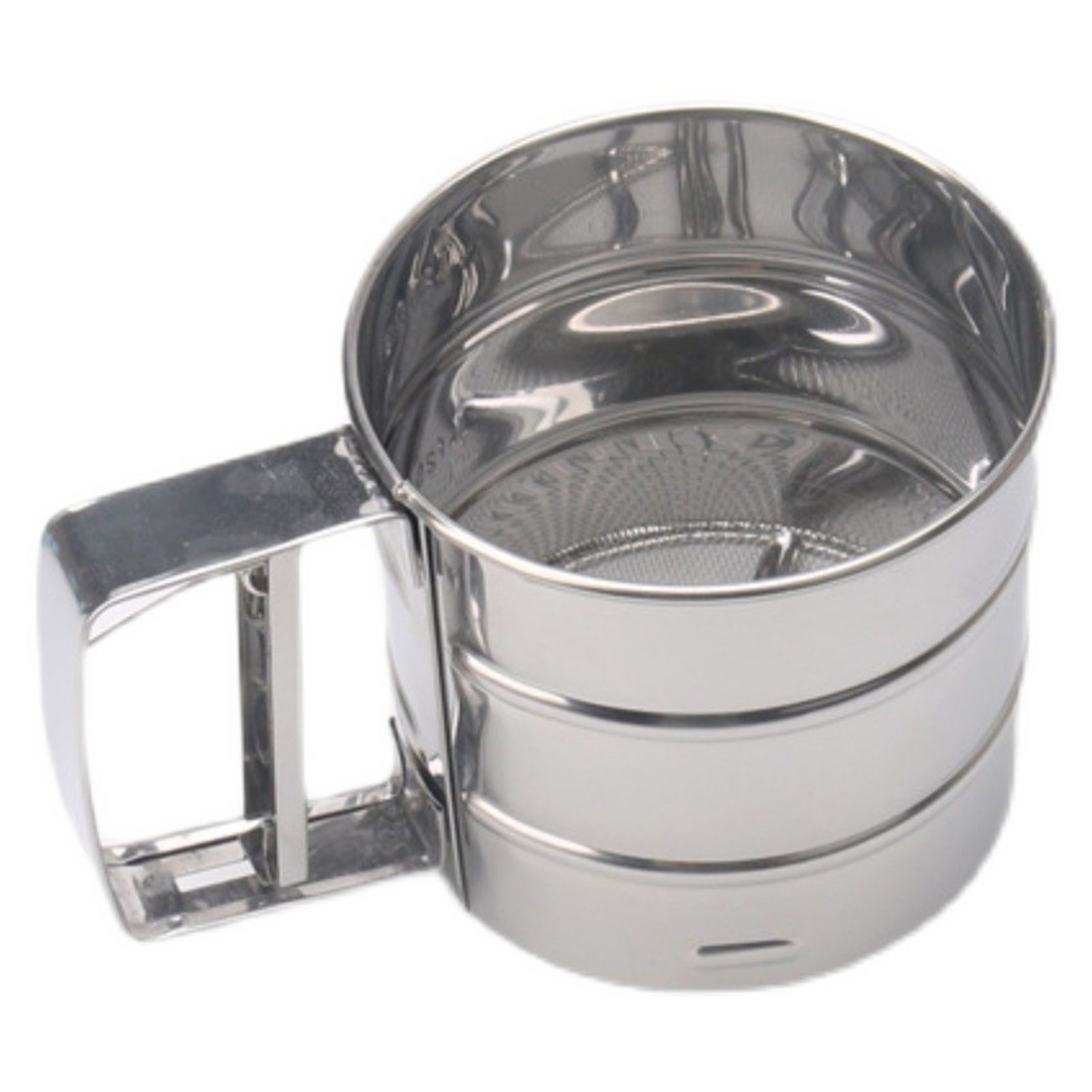 Flour Strainer Anti-deformed Ergonomic Handle Sturdy Flour Sifter