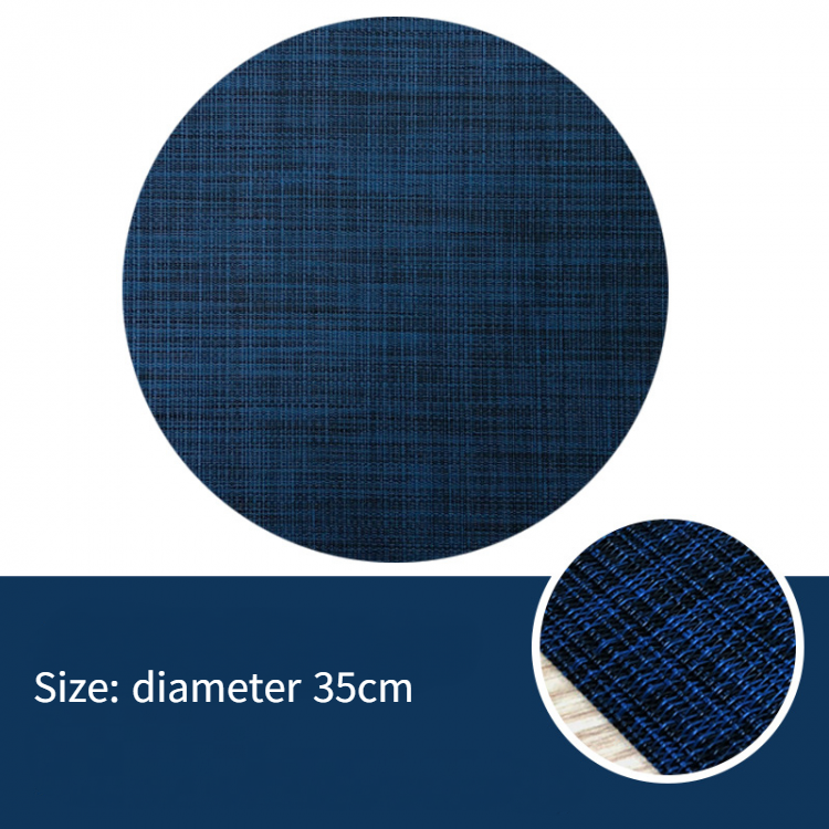 Round pvc placemat coaster-European style-35cm