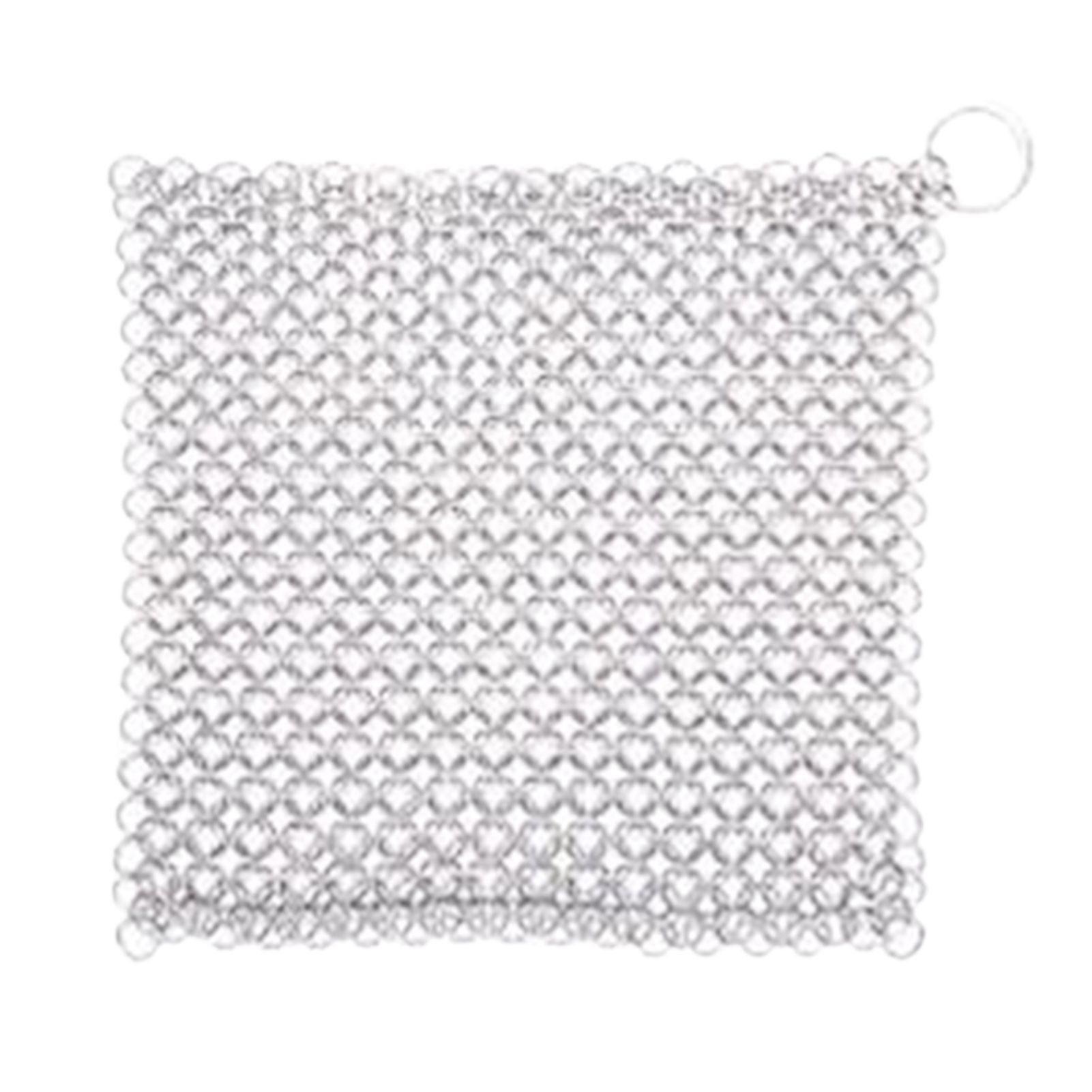 Cast Iron Skillet Scrubber Rust-Free Dishwasher Safe Cast Iron Cleaner
