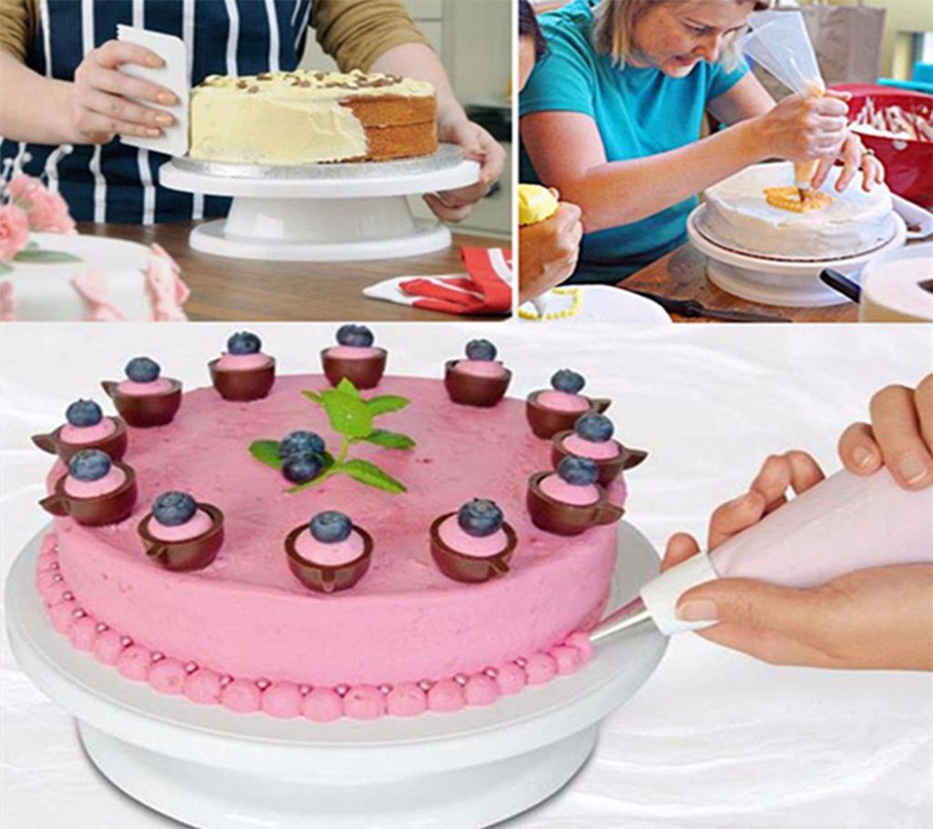 28cm cake decorating turn table