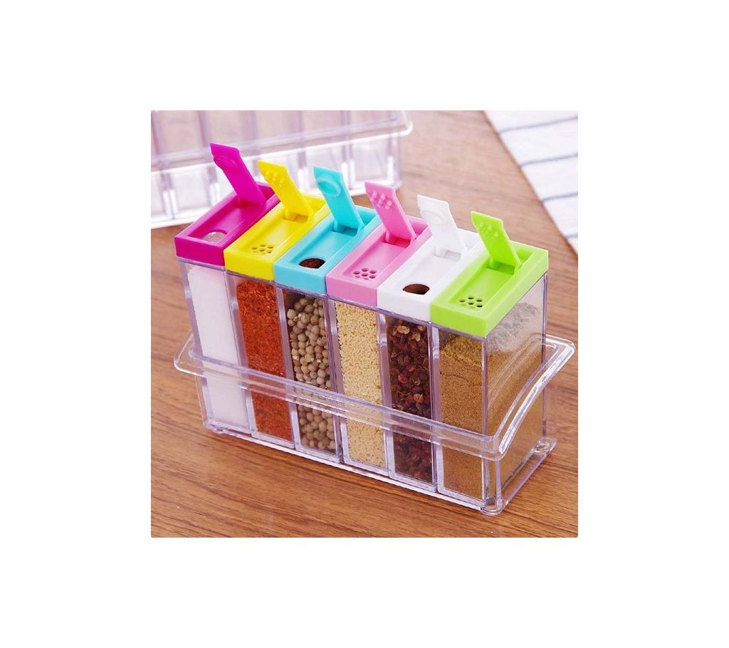 Transparent Spice organizer Pot