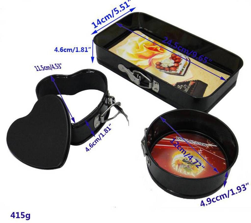 Non stick cake bake ware set 