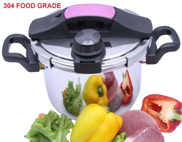 Stainless Steel Pressure Cooker - 5Ltr - Silver